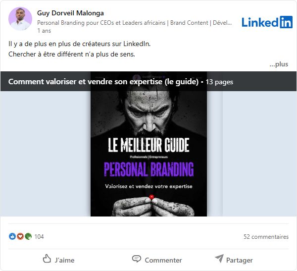 Être distinct, pas juste différent