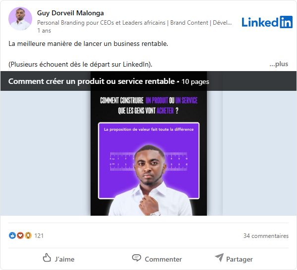 Lancer une offre rentable